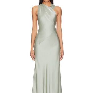 Significant Other Light Green/Mint Maxi/Bridesmaids Dress